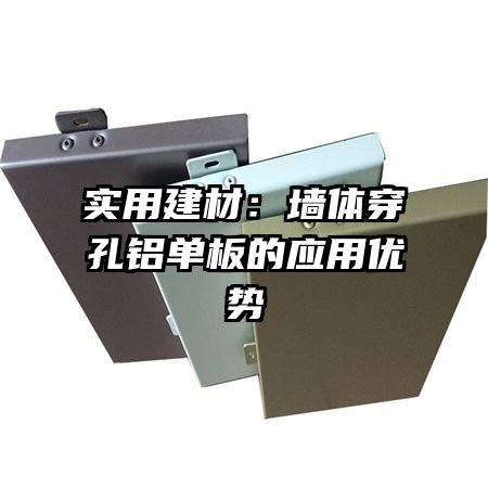 实用建材:墙体穿孔铝单板的应用优势